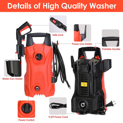 Powerful Electric Car Washer 1740PSI