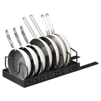 Pull Out Pot And Pan Storage Compartments Under Cabinets With 8 Adjustable Dividers