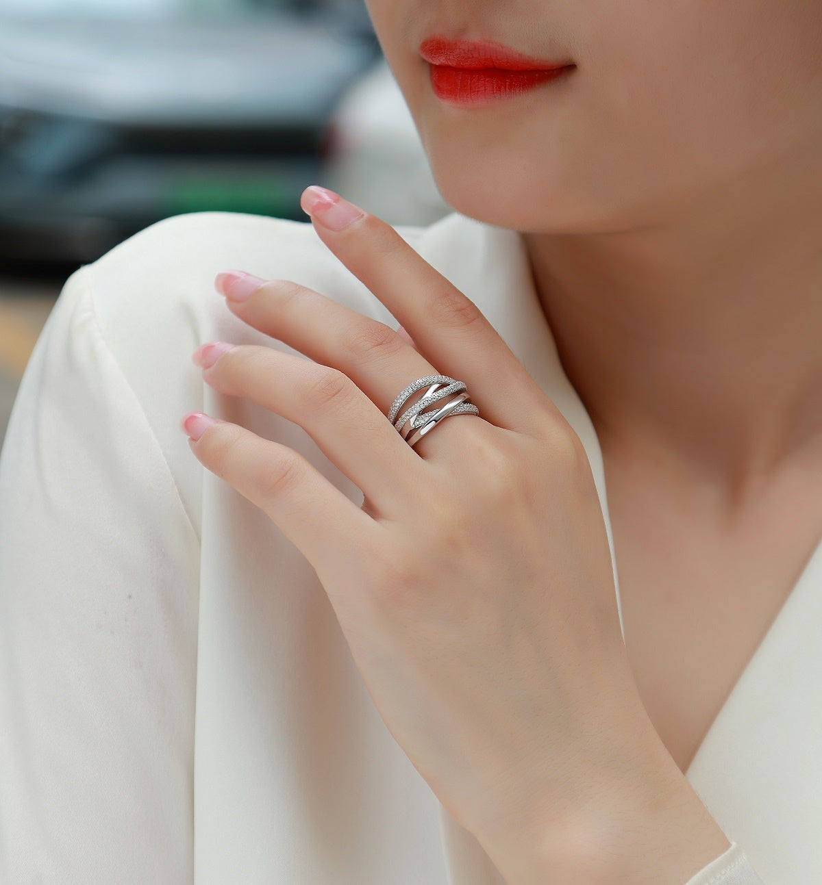 Luxury Moissanite Jewelry Set