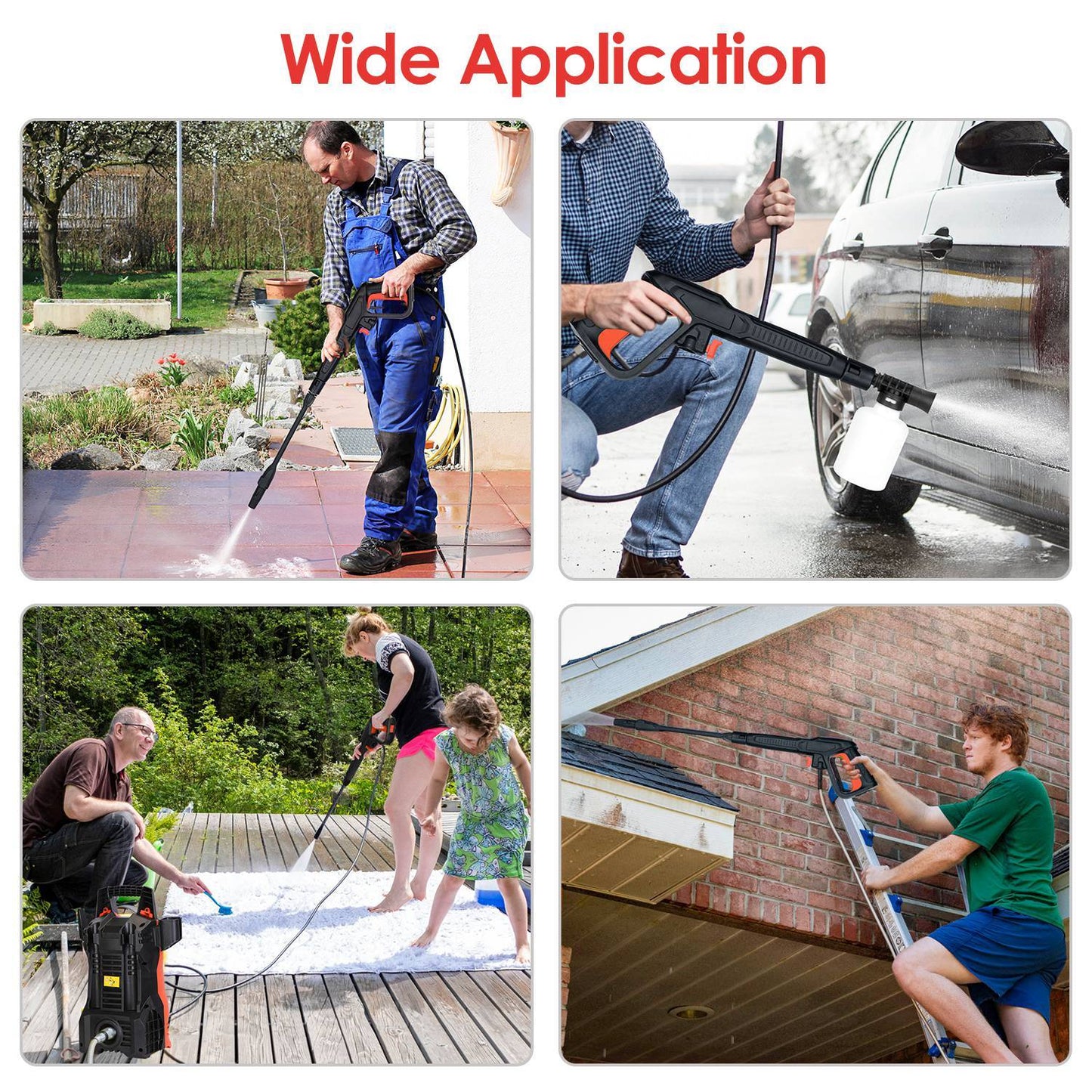 Powerful Electric Car Washer 1740PSI