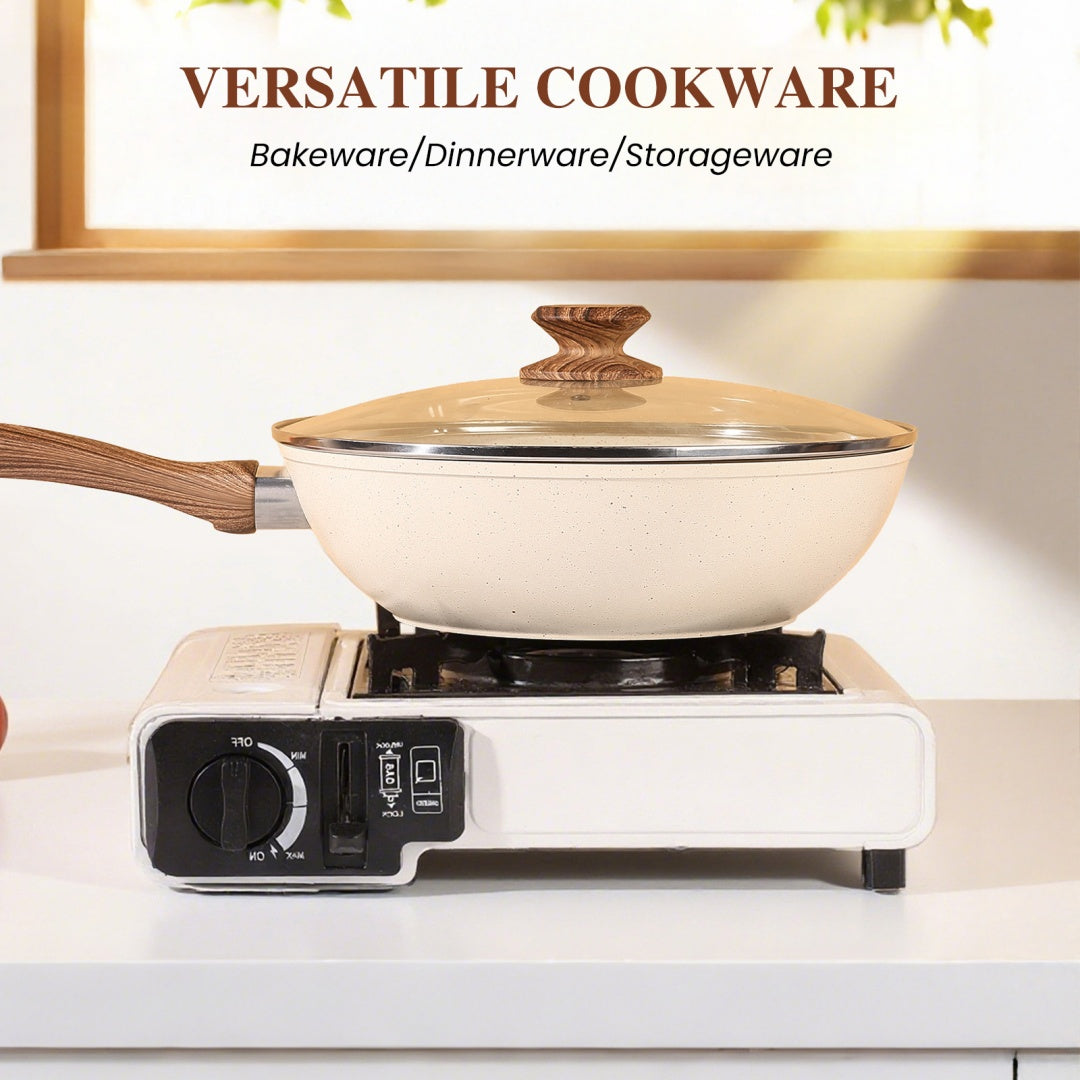 17-piece Non-stick Cookware Set, Cooking Set
